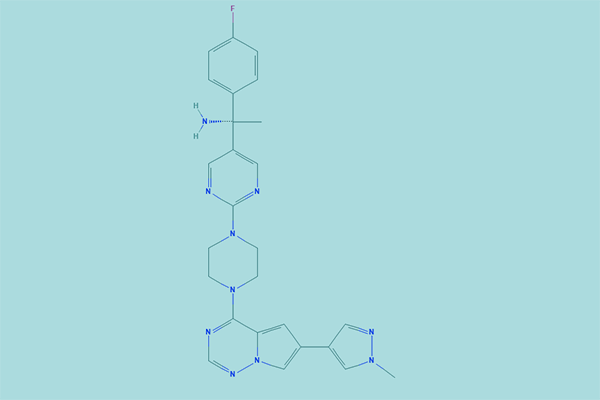 抑制劑Avapritinib分子式結構